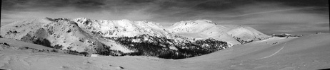 Vue sur Scaldasole et Renoso (depuis Monte Grosso) Vue sur Scaldasole et Renoso (depuis Monte Grosso)