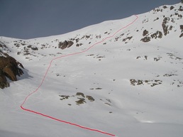 Vallon de Pullela et pente sommitale S/O Vallon de Pullela et pente sommitale S/O