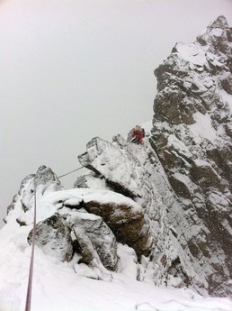 Stephane sur l'arête Stephane sur l'arête