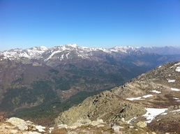 Vue sur le massif du Renoso Vue sur le massif du Renoso