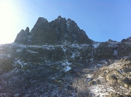 Couloir de droite du Lombarducciu Couloir de droite du Lombarducciu