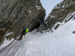 Couloir de droite du Lombarducciu Couloir de droite du Lombarducciu