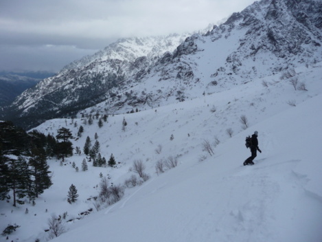 Asco - Couloir des italiens et col perdu Asco - Couloir des italiens et col perdu