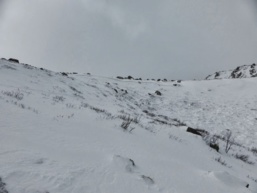Avalanche dans le massif du Renosu Avalanche dans le massif du Renosu