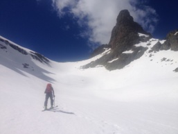 Dernière pente avant l'arrivée au col du vallon Dernière pente avant l'arrivée au col du vallon