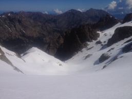 Vue Nord depuis le col du vallon Vue Nord depuis le col du vallon