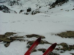 Ski de pente raide à la brèche Félix Ski de pente raide à la brèche Félix