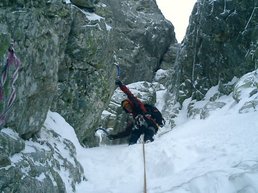 Lombarducciu couloir de droite 03/02/08 Lombarducciu couloir de droite 03/02/08