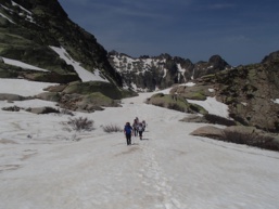 Le col du rinosu avec au fond bocca alle porte Le col du rinosu avec au fond bocca alle porte