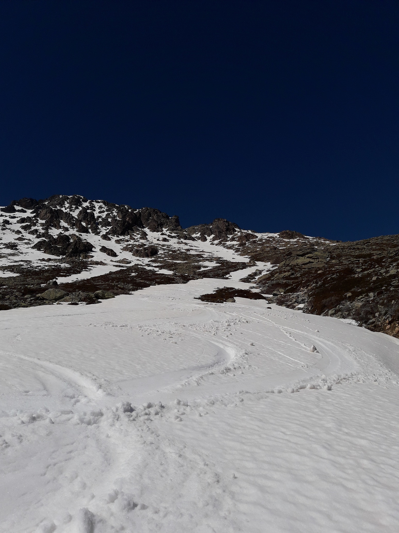Langue de neige sous Sellula Langue de neige sous Sellula